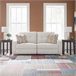 Bowery Hill 3-Piece Beige Polyester Upholstered Reclining Sofa Set