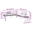 Bowery Hill L-Shaped Poly Rattan Garden Sofa With Removable Covers in Gray