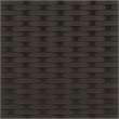Bowery Hill PE Rattan And Powder-Coated Steel Garden Sofa in Black