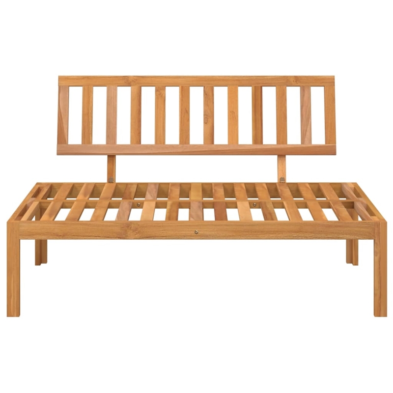 Bowery Hill Contemporary Solid Acacia Wood Standard Modular Pallet Sofa