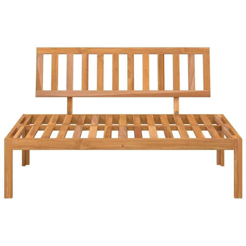 Bowery Hill Contemporary Solid Acacia Wood Standard Modular Pallet Sofa