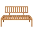 Bowery Hill Contemporary Solid Acacia Wood Standard Modular Pallet Sofa