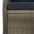 Bowery Hill 9 Piece Round PE Rattan Patio Dining Set in Brown/Black