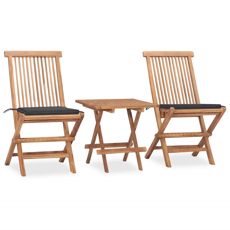 Bowery Hill Contemporary Weather-Resistant Outdoor Dining Set Natural Wood