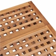 Bowery Hill Contemporary Weather-Resistant Outdoor Dining Set Natural Wood