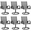 Bowery Hill Dining Set in Anthracite/Gray Powder-Coated Steel/Textilene Medium