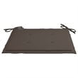 Bowery Hill Contemporary Patio Dining Set in Taupe - Set Of 2