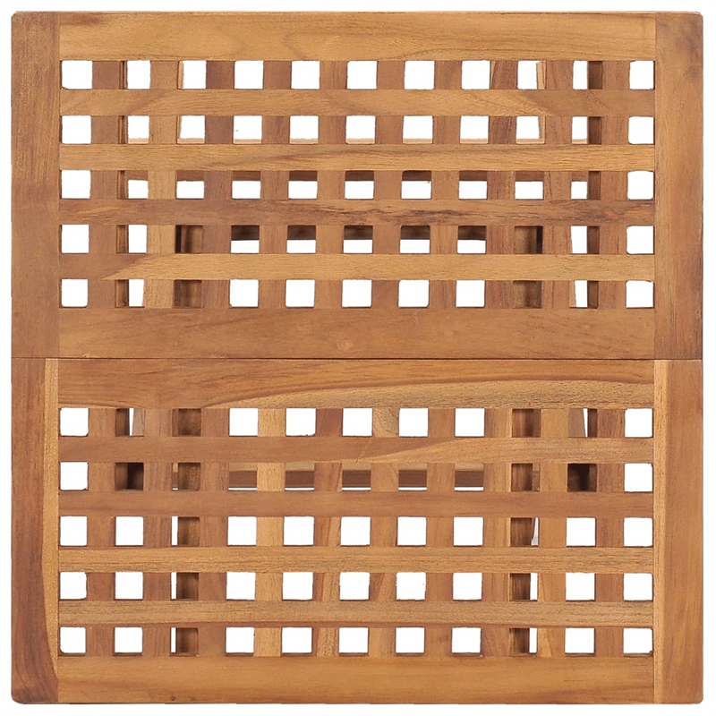 Bowery Hill Compact Patio Dining Set Teak in Brown - Set Of 2