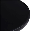 Bowery Hill Contemporary Powder-Coated Aluminum Dining Set in Black