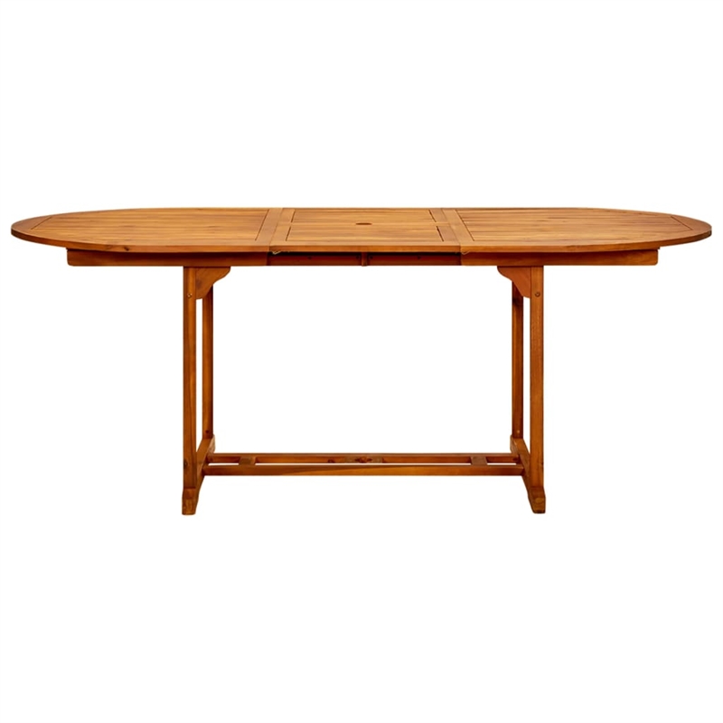 Bowery Hill Contemporary Weather-Resistant Dining Set in Black