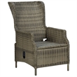 Bowery Hill Contemporary Weather-Resistant Dining Set in Brown