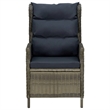 Bowery Hill Contemporary Weather-Resistant Dining Set in Brown