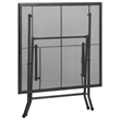 Bowery Hill Steel Standard Square Dining Set in Anthracite/Gray