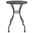 Bowery Hill Expanded Metal Mesh Compact Foldable Garden Dining Set Charcoal/Gray