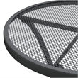 Bowery Hill Expanded Metal Mesh With E-Coating Garden Dining Set in Anthracite