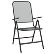 Bowery Hill Expanded Metal Mesh Medium Foldable Garden Dining Set - Gray