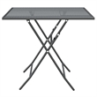 Bowery Hill Expanded Metal Mesh With E-Coating Garden Dining Set - Gray
