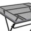 Bowery Hill Expanded Metal Mesh With E-Coating Garden Dining Set - Gray