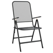 Bowery Hill Expanded Metal Mesh With E-Coating Garden Dining Set - Gray