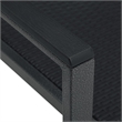 Bowery Hill 5PC Powder-Coated Steel Garden Dining Set in Black