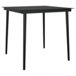Bowery Hill Contemporary PE Rattan 5 Piece Set Garden Dining Set in Gray