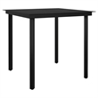 Bowery Hill PE Rattan Medium Durable Garden Dining Set in White