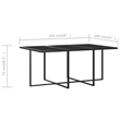 Bowery Hill Poly Rattan 7 Piece Removable Covers Outdoor Dining Set in Gray