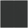 Bowery Hill Poly Rattan Standard Durable Garden Dining Set in Black