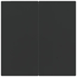 Bowery Hill Contemporary Poly Rattan Garden Dining Set in Black/Gray