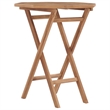 Bowery Hill Contemporary Weather-Resistant Garden Dining Set Natural Teak