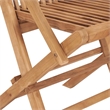 Bowery Hill Contemporary Weather-Resistant Garden Dining Set Natural Teak