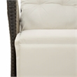 Bowery Hill 9 Piece Poly Rattan Garden Dining Set in Black/Cream White
