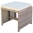 Bowery Hill Contemporary 11 Piece Rattan Garden Dining Set in Gray