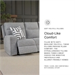 Bowery Hill Pewter Power Reclining Sofa Set in Polyester Upholstered