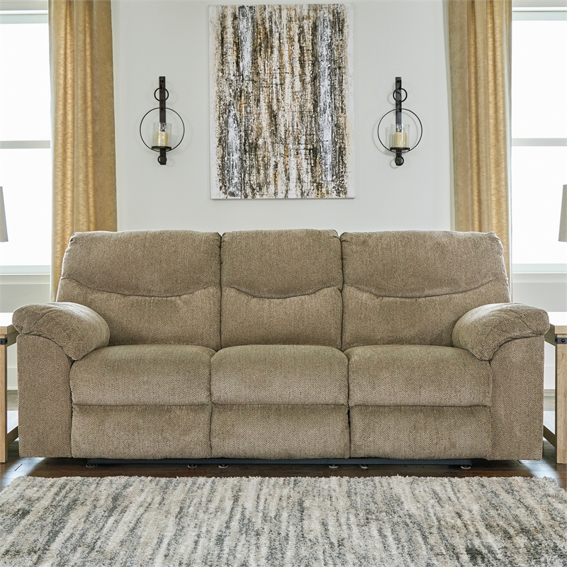 Bowery Hill Sofa Set of Reclining Sofa, Loveseat, & Rocker Recliner