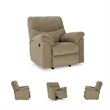 Bowery Hill Sofa Set of Reclining Sofa, Loveseat, & Rocker Recliner