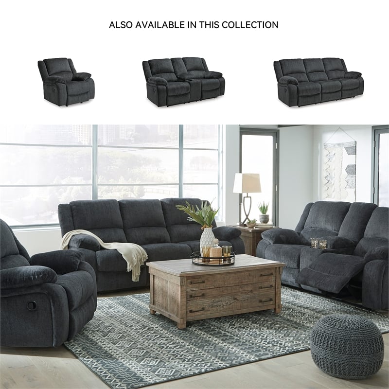 Bowery Hill Reclining Living Room Set of Rocker Recliner, Sofa, & Loveseat