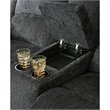 Bowery Hill 3-Piece Power Reclining Set in Slate Chenille Upholstered