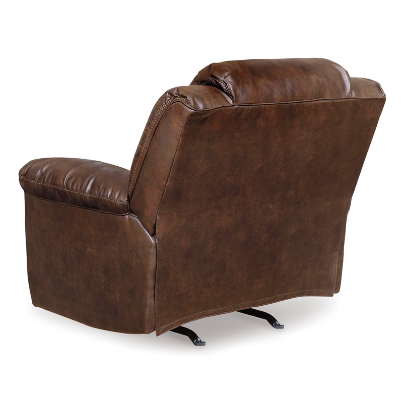 Bowery Hill Living Room Set of Rocker Recliner and Reclining Sofa