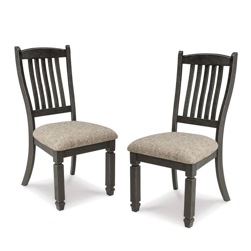 Bowery Hill Urban Farmhouse Dining Set with 4 Side Chairs and Table