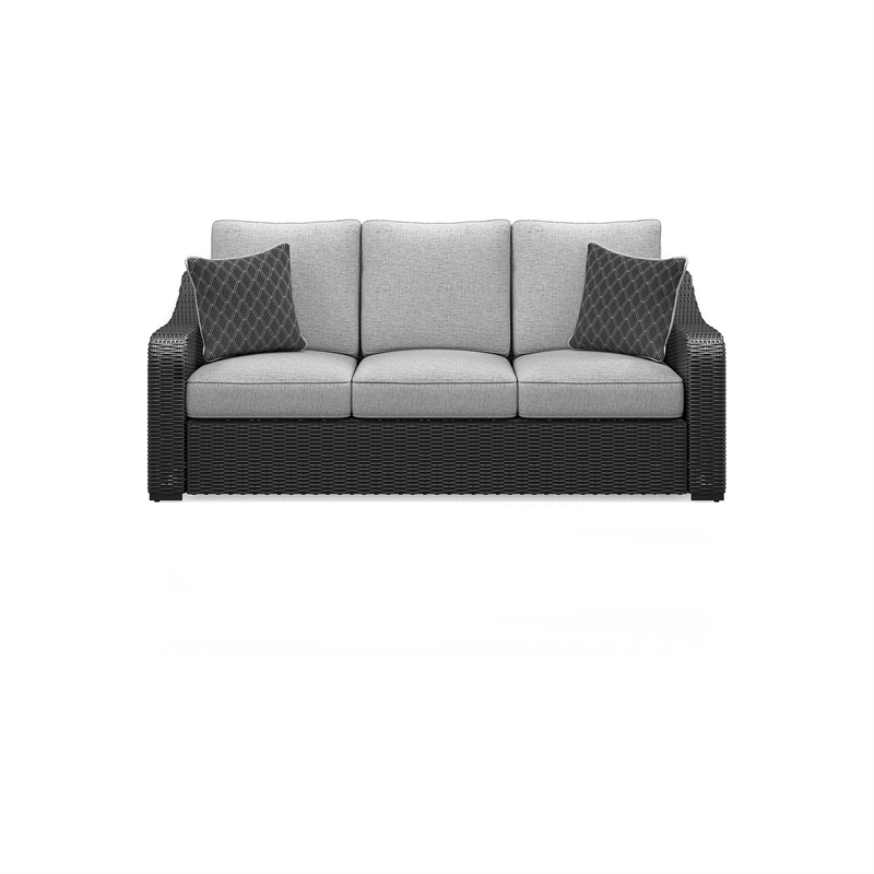 Bowery Hill Outdoor Set with 2 Swivel Lounge Chairs and Sofa