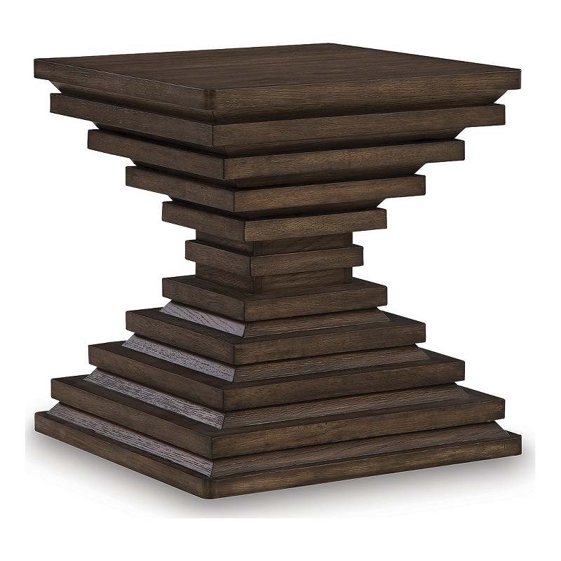 Bowery Hill Warm Brown Coffee Table and End Table Set