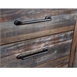 Bowery Hill Full Bookcase LED Headboard & 6-Drawer Dresser Set