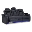 Bowery Hill 2-Pc Faux Leather Power Reclining Sofa Set with LED Lights & Storage