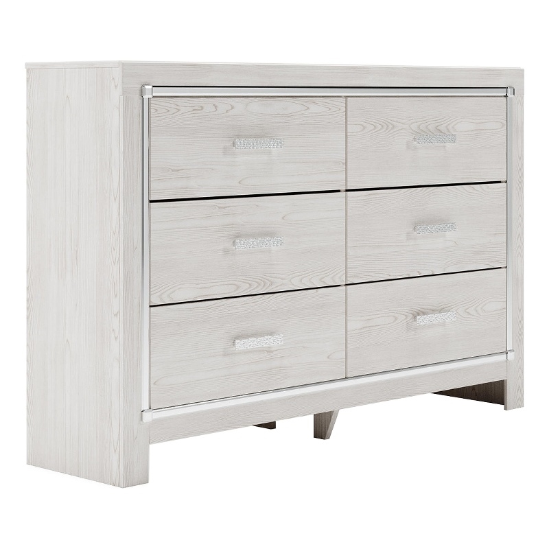 Bowery Hill King Panel Bookcase Headboard & 6-Drawer Dresser Set