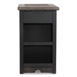 Bowery Hill Cocktail Coffee Table & 2 End Tables Set in Gray & Brown