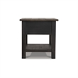 Bowery Hill 2-Piece Coffee & End Table Set in Gray & Brown