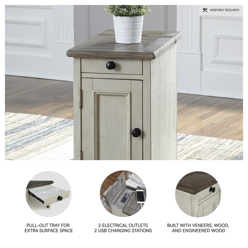 Bowery Hill 3-Piece Set of 2 End Tables & Lift-Top Cocktail Table