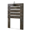 Bowery Hill Rustic Industrial Twin Headboard & 6-Drawer Dresser Set
