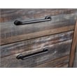 Bowery Hill Rustic Industrial Twin Headboard & 6-Drawer Dresser Set